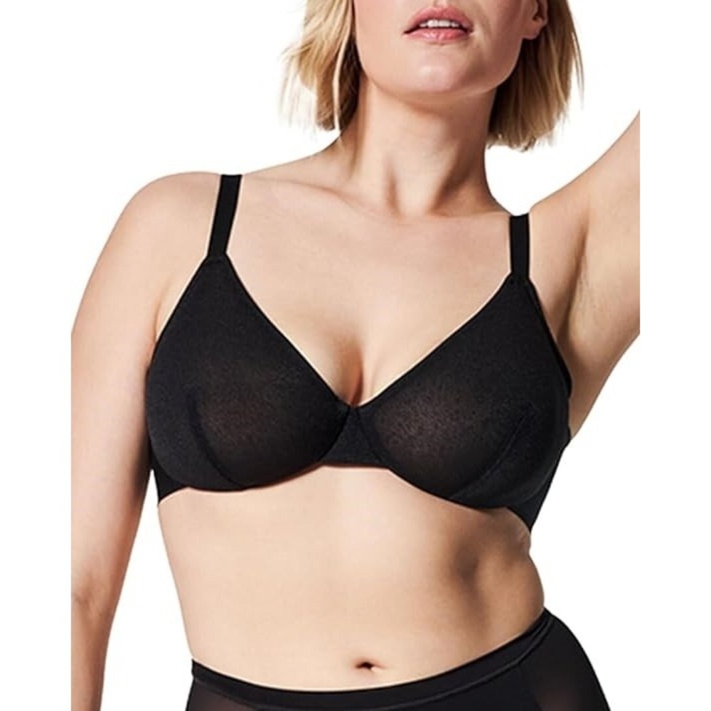 NWT Spanx S D-DD SheerFlex Fit To You Bra 30071R Black 120332